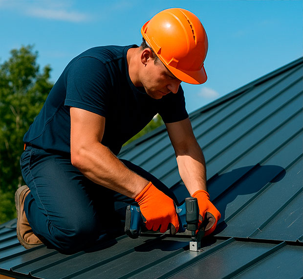 Ремонт металлической кровли в Красноармейске